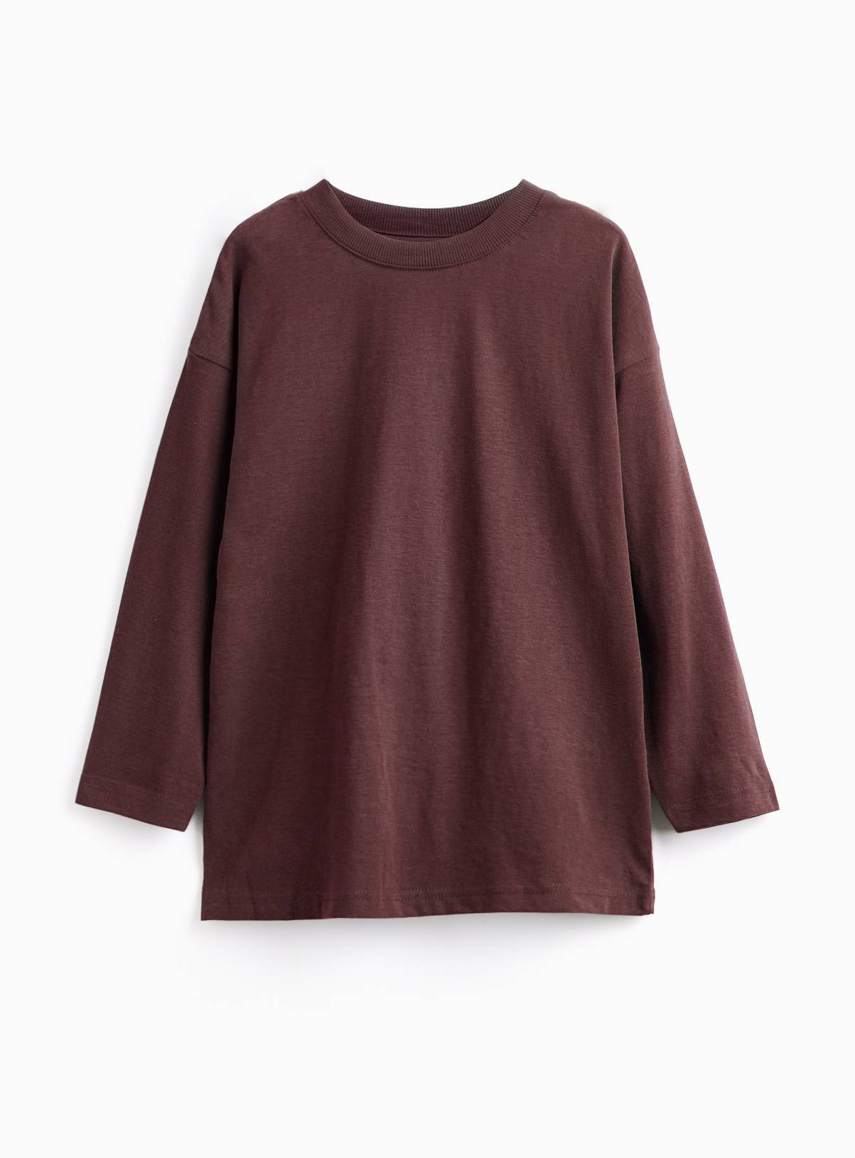 Dark Red Long Sleeve Top 13 years - Image 1